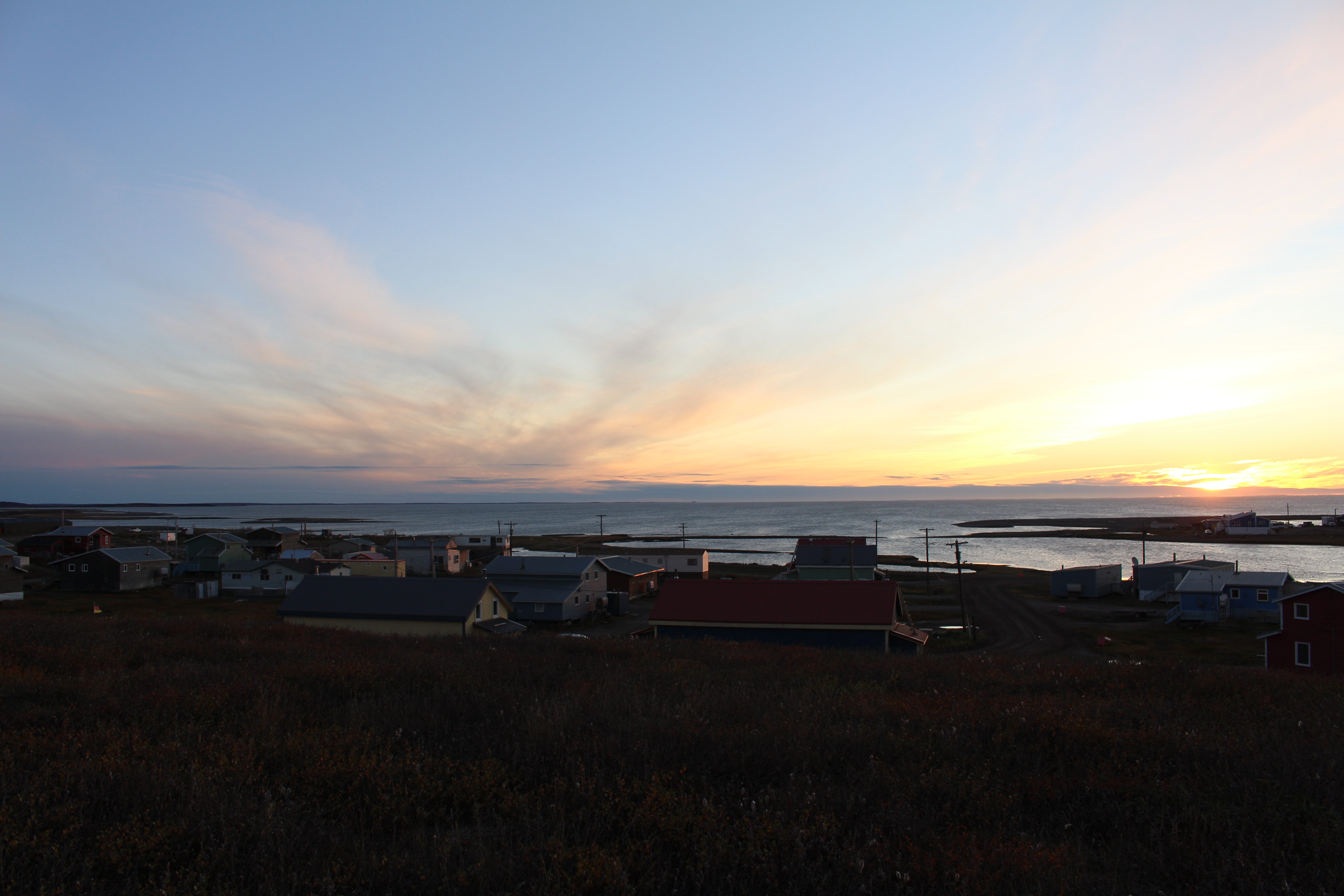 Scenic background of research site